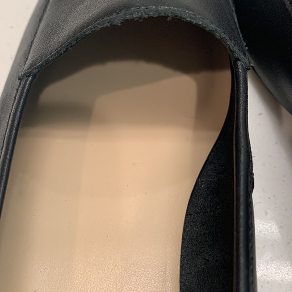 EUC 8.5 Narrow Bandolino Liberty loafer flats black all leather - Picture 8 of 10